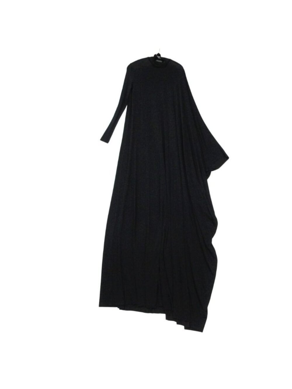 Balenciaga Top Minimal Maxi Dress Mini Stretch Nylon Jersey High Neck Ankle